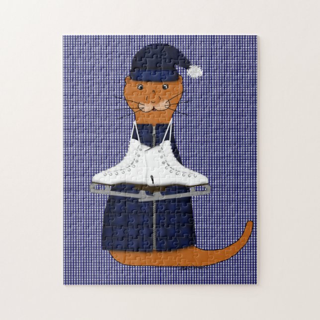 Oliver Le Patinage À Otter Puzzle (Vertical)