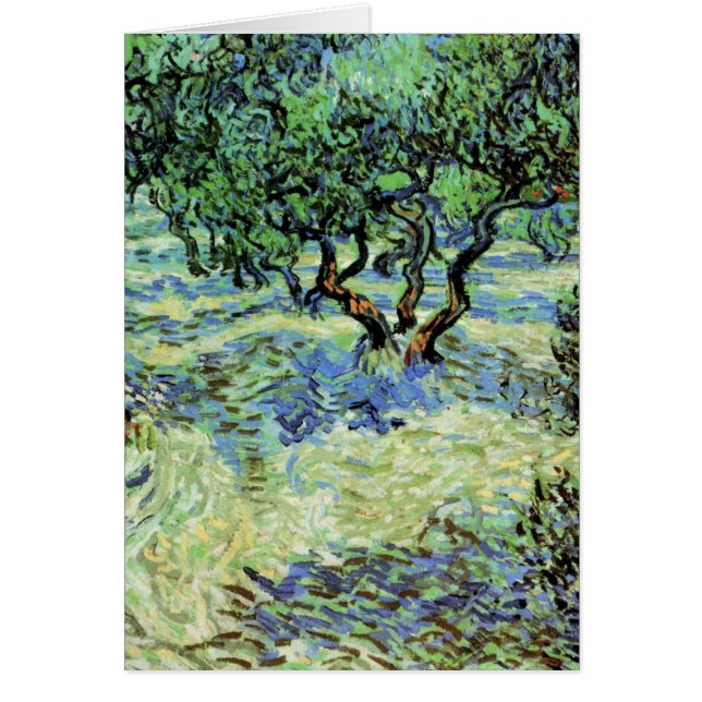 Oliveraie par Vincent van Gogh (Devant)