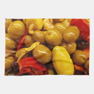 Olives Serviette de cuisine