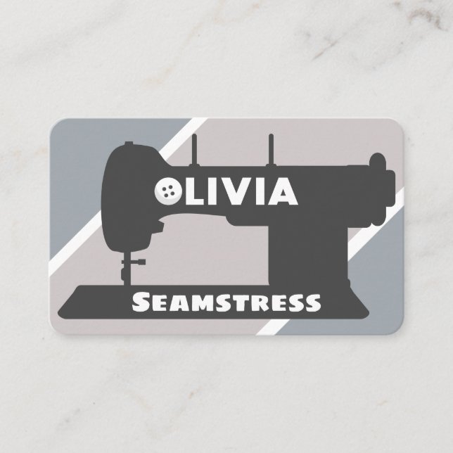 Olivia Seamstress Carte de visite (Devant)