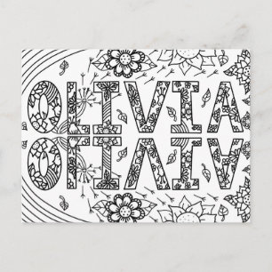 Olivia, Une carte pour la couleur
