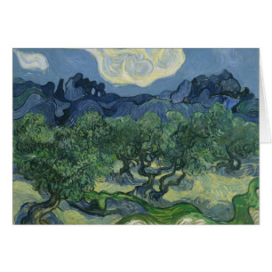 Oliviers avec l'Alpilles à l'arrière-plan