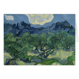 Oliviers avec l'Alpilles à l'arrière-plan