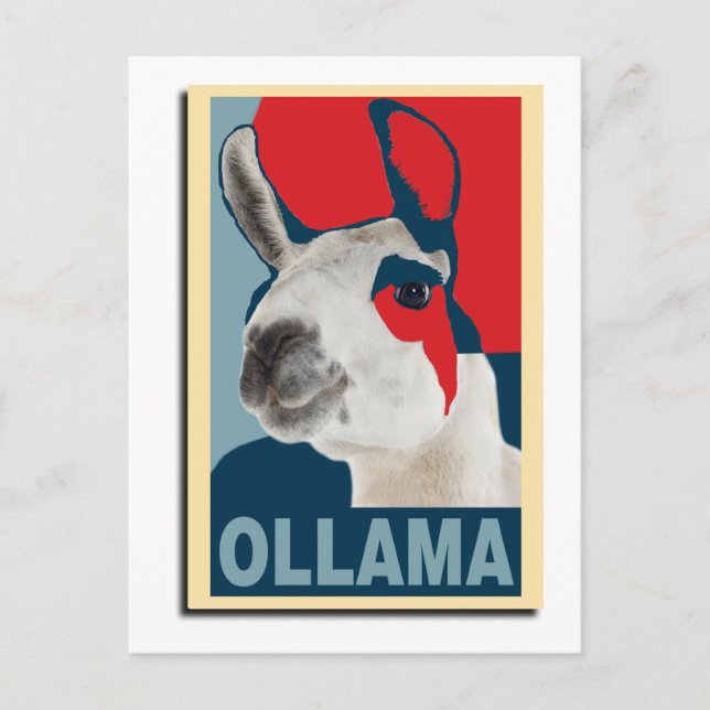 Ollama Obama - carte postale (Devant)