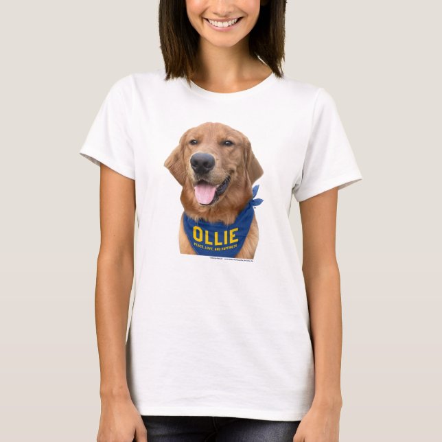 Ollie la T-shirt Femme de Chien chanceux (Devant)