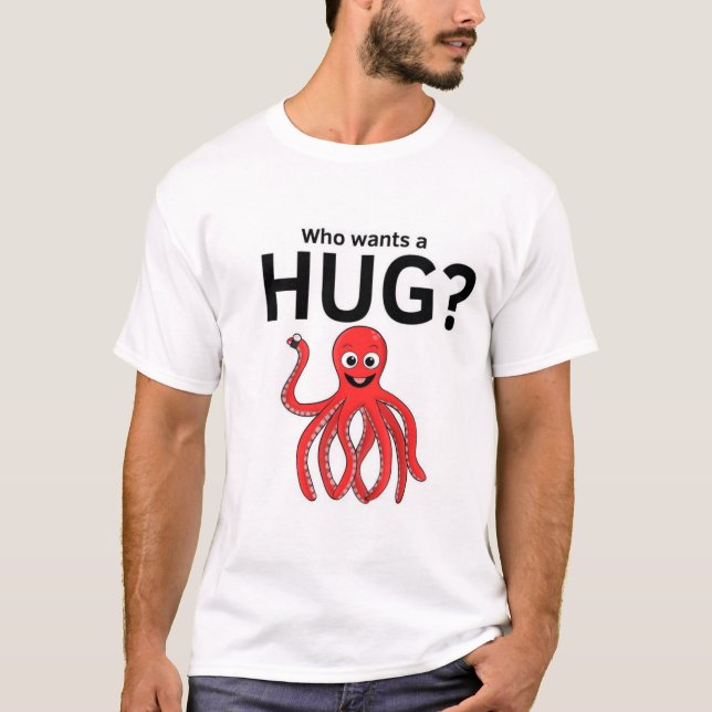 Ollie le T-shirt Octopus (Devant)