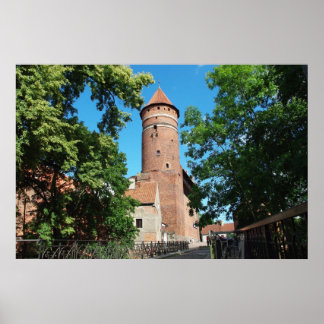 Olsztyn Château médiéval gothique II - affiche