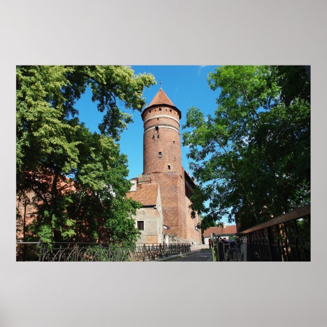 Olsztyn Château médiéval gothique II - affiche (Devant)