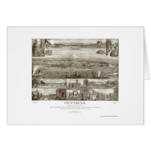 Olympia, carte panoramique de WA - 1903