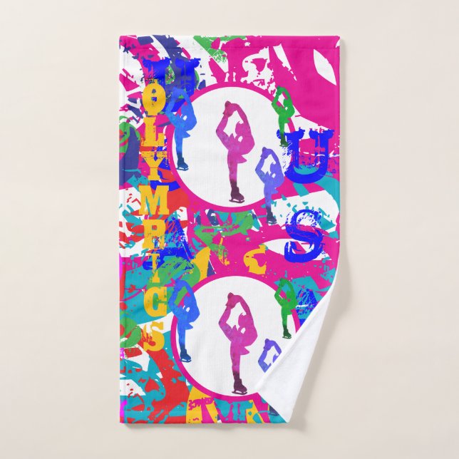 OLYMPIC SKATING  (Serviette à main)