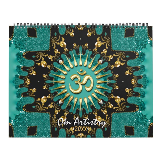 OM Artiste Yoga Nouvel Âge Calendriers méditatifs (Protection)