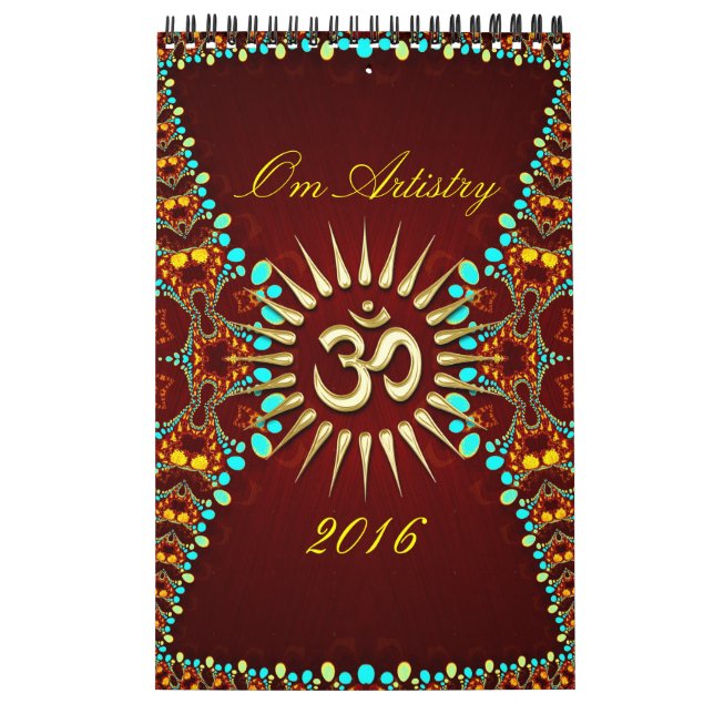 OM Artiste Yoga Nouvel Âge Calendriers méditatifs (Protection)