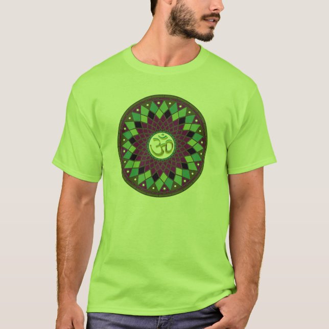 OM / AUM mandala T-shirt (Devant)