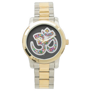 Om Aum Namaste Yoga Symbole montres