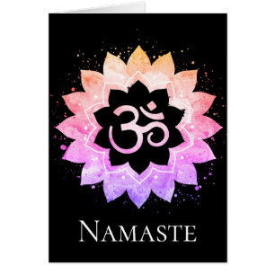 *~* OM AUM Symbole spirituel Lotus Flower Mandala