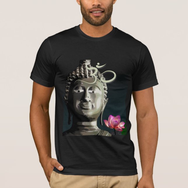 Om bouddha et un t-shirt lotus (Devant)
