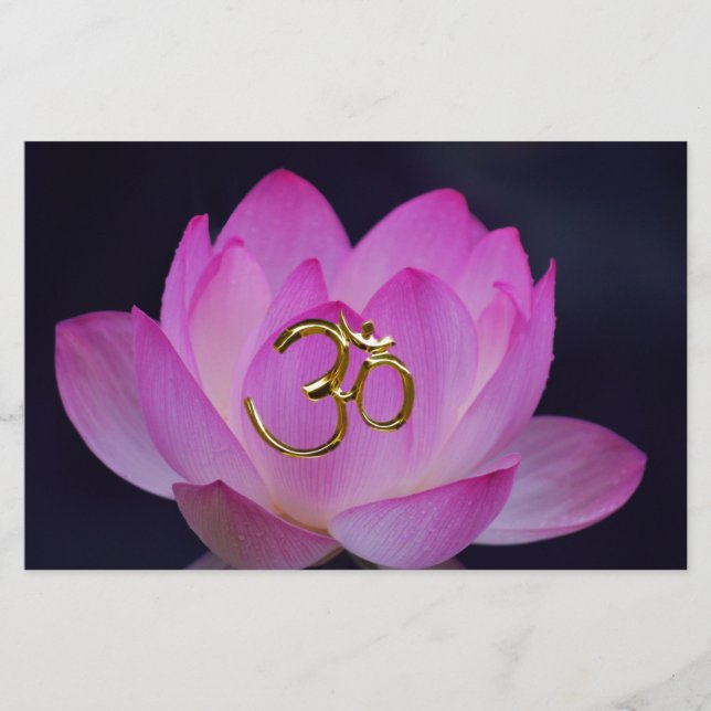 OM et fleur de lotus (Devant)