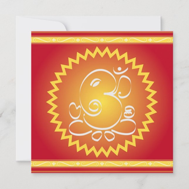 Om Ganesha avec étoile jaune (Devant)