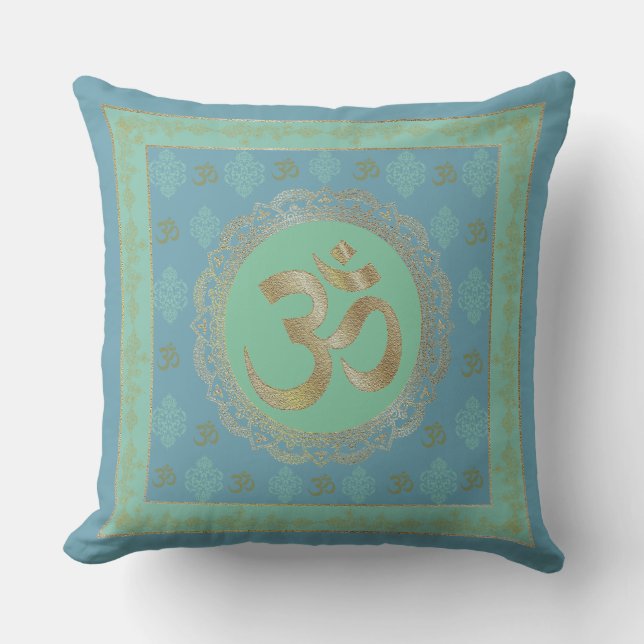 OM Mandala - Coussin (Recto)
