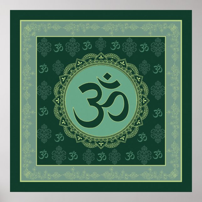 OM Mandala - Poster (Devant)