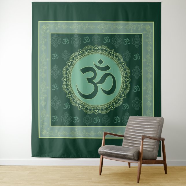 OM Mandala - Tapisserie (En situation)