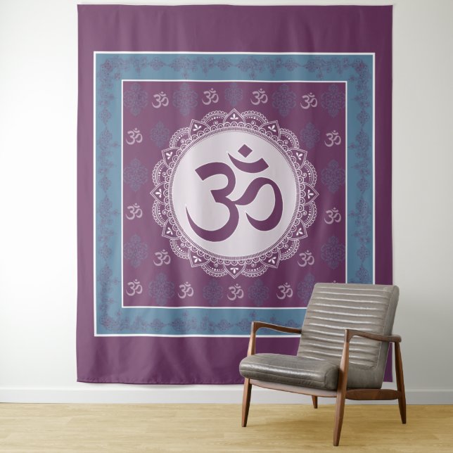 OM Mandala - Tapisserie (En situation)