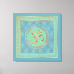 OM Mandala - Toile enveloppée