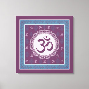 OM Mandala - Toile enveloppée