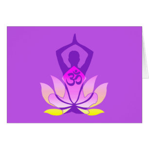 OM Namaste dynamique Spirituel Lotus Fleur Yoga