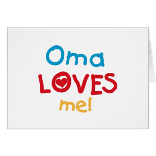 Oma aime mes t-shirts et cadeaux