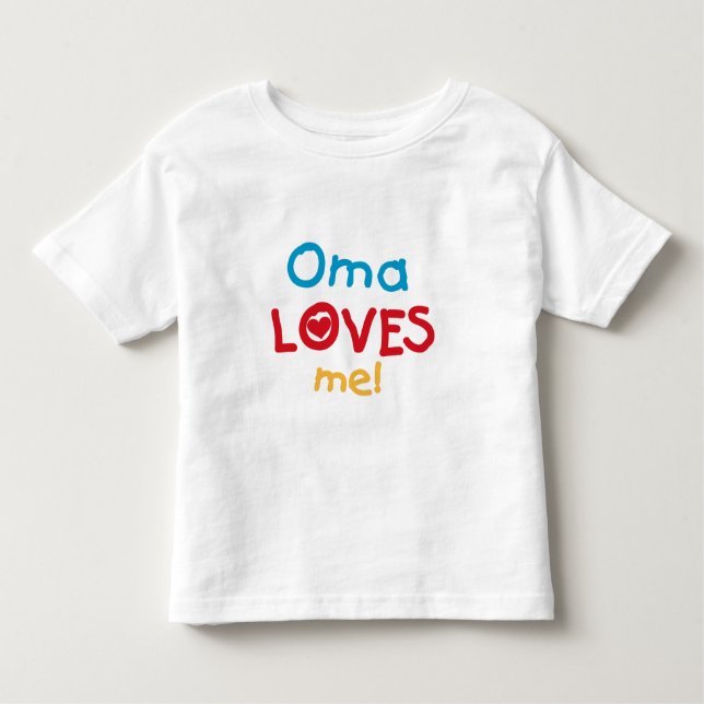 Oma aime mes t-shirts et cadeaux (Devant)