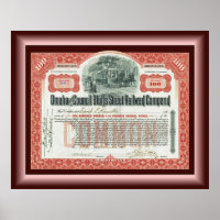 Omaha et le Conseil Bluffs Street Railway ~ Poster