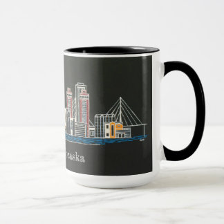 Omaha, Nebraska City Skyline Café Mug