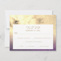 *~* Ombre Pailleté Aubergine Jaune Doré RSVP