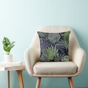 Ombre populaire plantes intérieurs coussin d'illus