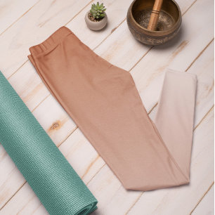 Ombre Trend Color Burnt Copper - Pastel Leggings