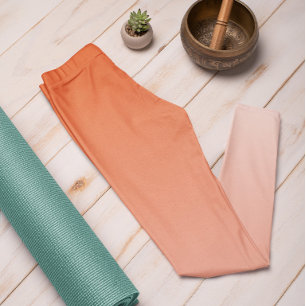 Ombre Trend Color Flame Red - Pastel Leggings