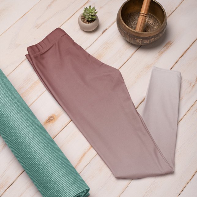 Ombre Trend Color Mahogany Brown - Pastel Leggings (Créateur téléchargé)
