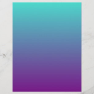 Ombre violette turquoise
