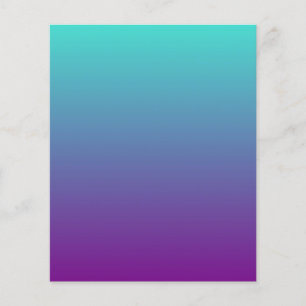 Ombre violette turquoise