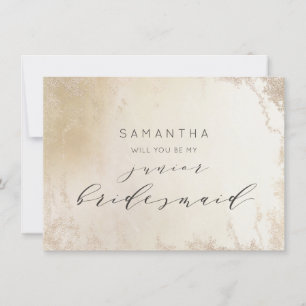 Ombre Yellow Gold Frost Junior Bridesmaid Proposit