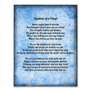 Ombres d'une copie de photo d'ami