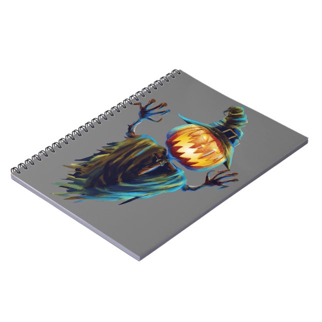 Ombres enchanteresses : Carnet Spiral D'Halloween  (Côté gauche)