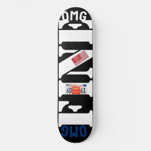 OMG FINE ! 20,96 cm Plateau de skateboard