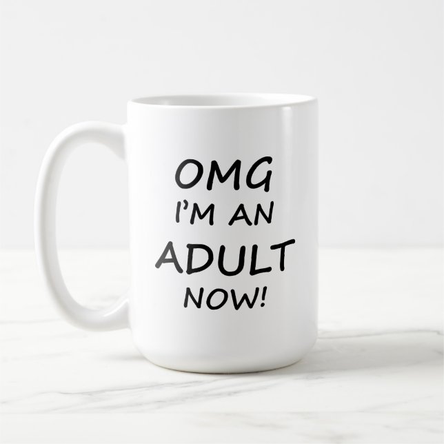 OMG, Mug de café, Mug, Mug d'OMG, Mug de 18e anniv (Gauche)