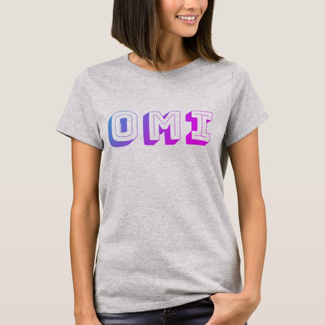 Omi - T-shirt grand-mère allemand (Devant)