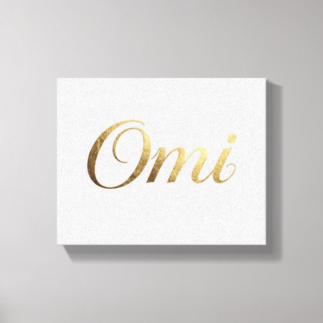 Omi Toile murale Art Grand-mère (Recto)