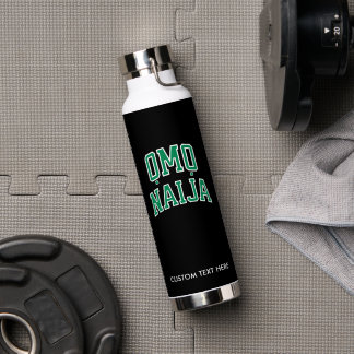 Omo-Naija — Bouteille d'Eau Personnalisée