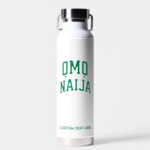 Omo-Naija — Bouteille d'Eau Personnalisée