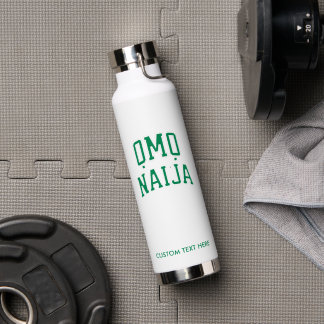Omo-Naija — Bouteille d'Eau Personnalisée